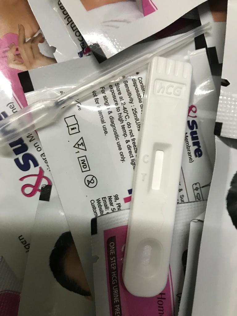 Pregnancy testing kits (Cards)