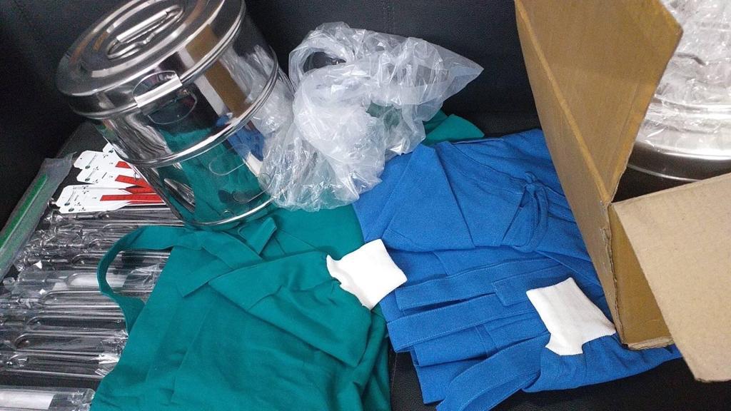 HOSPITAL SCRUBS AND LINEN